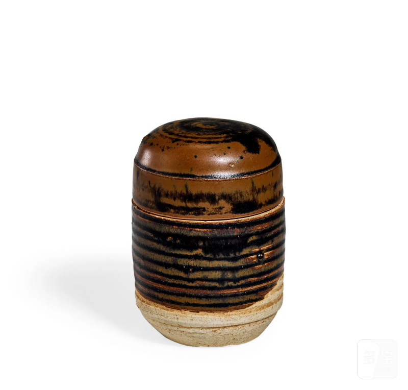 明 黑釉茶叶罐